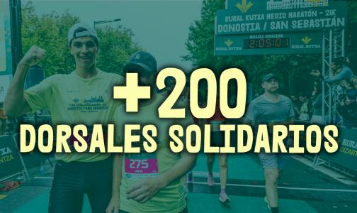 200 dorsales solidarios extra