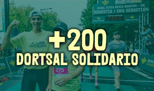 200 dortsal solidario extra