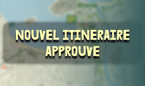itinéraire - accès au sas - info coureurs - vidéo