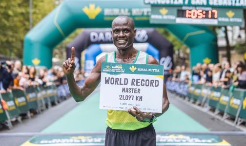 Mark Kiptoo's M50 World Record
